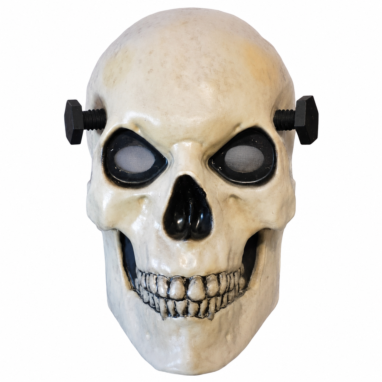 12 Foot Skeleton Frankenstein head bolts on white background