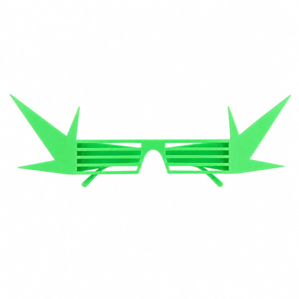 Green lightning bolt shutter glasses for 5 FT Poseable Skeleton