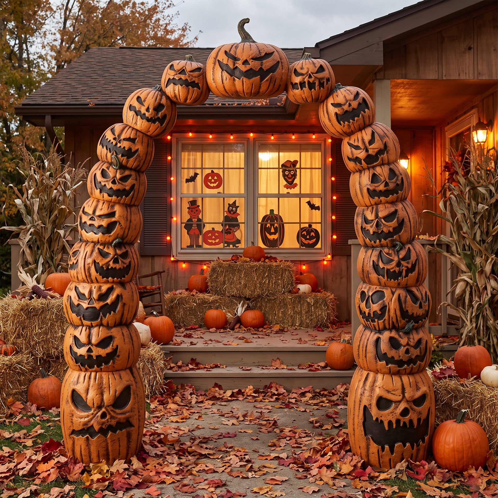 7.5 FT Fears Through the Years Jack-O'-Lantern Archway