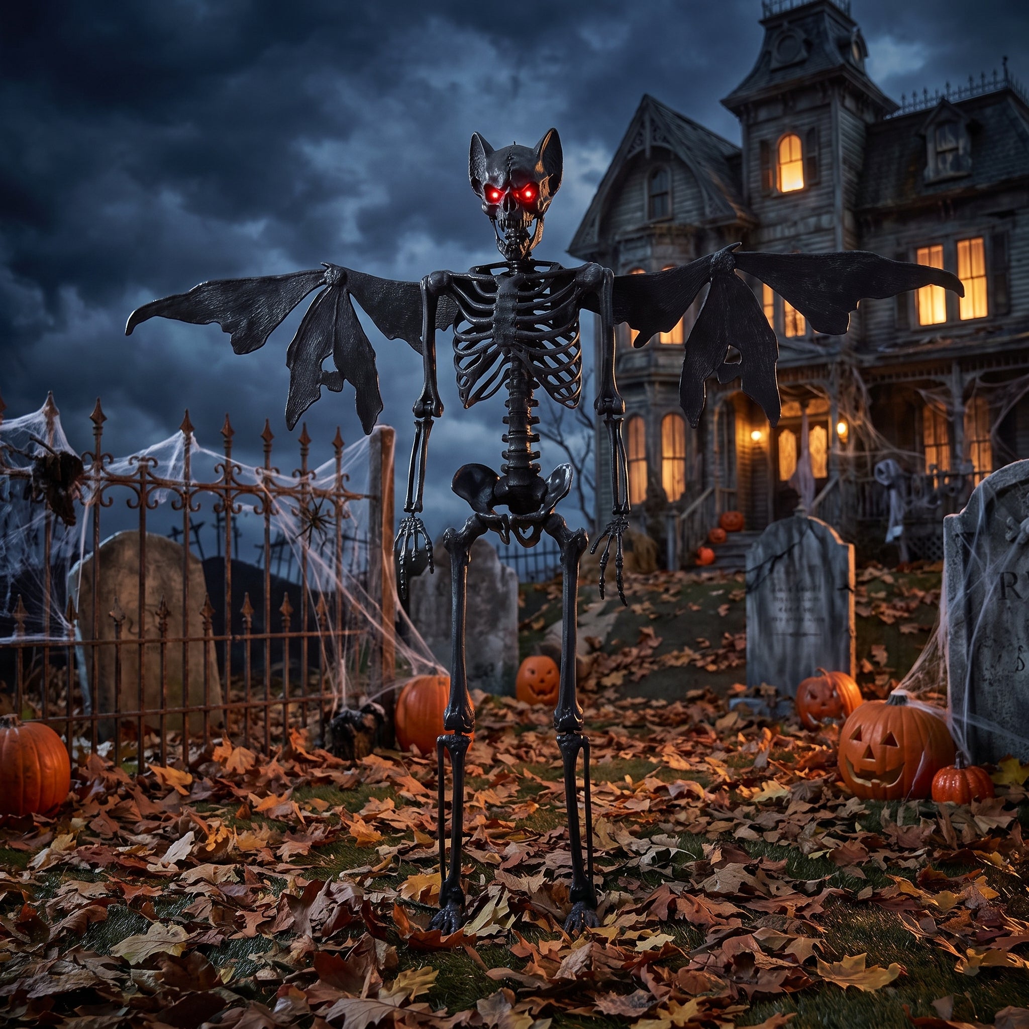 3-Pack 5 FT Bat Skeletons