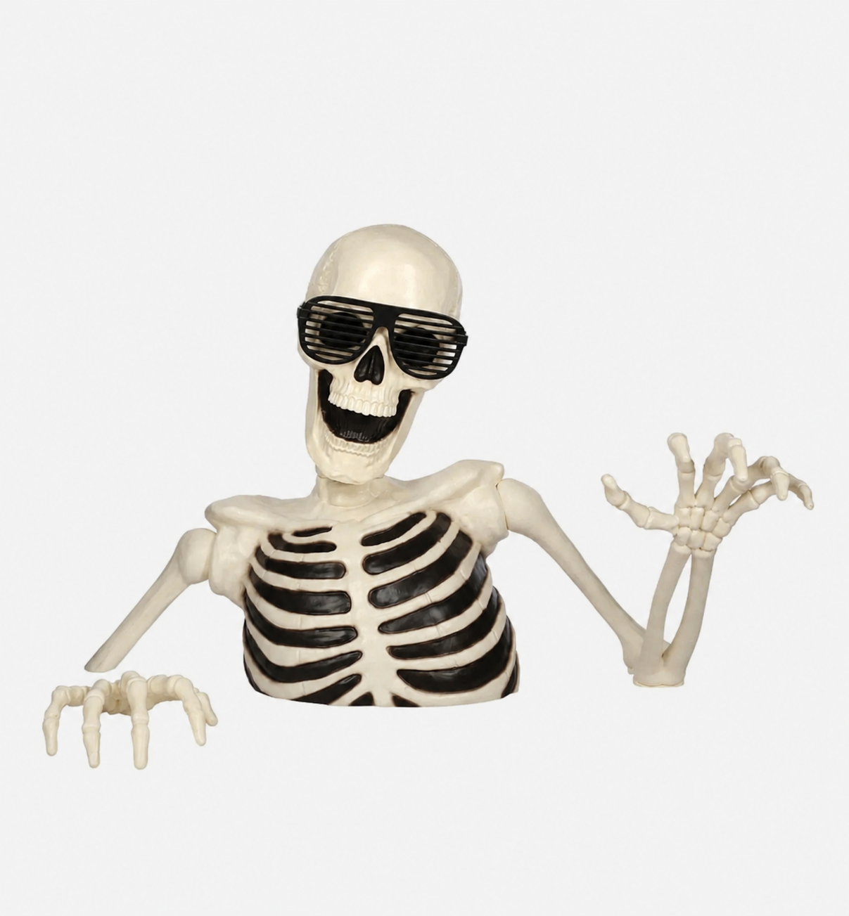 Groundbreaker Skeleton shutter glasses in black