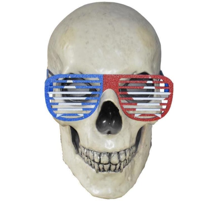 USA Multi Stars shutter glasses for the 12 Foot Skeleton