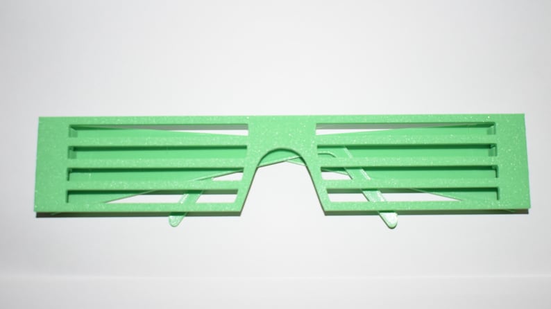 Green Retro 80s/90s Glasses for 12 Foot Skeleton