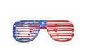 Oversized 11 in. Human Novelty USA Stars Stripes Glasses Wearable Accessory