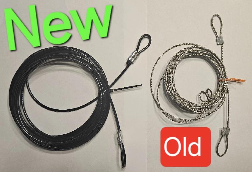 12.5 FT Inferno/Deadwood 920 lb Black Guy Wire - product image 2