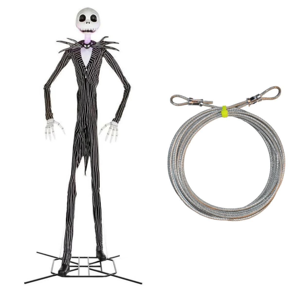 13 FT Jack Skellington 920 lb Coated Guy Wire