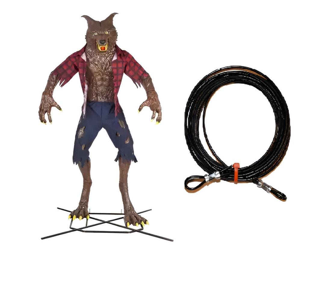 9.5 FT Immortal Werewolf 920 lb Black Guy Wire