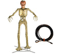 Black 920 lb Extra Heavy Duty 12.5 Ft INFERNO Skeleton Upgraded Guy Wire Replacement Thicker Coated Safety Cable for Home Depot Home Accents
