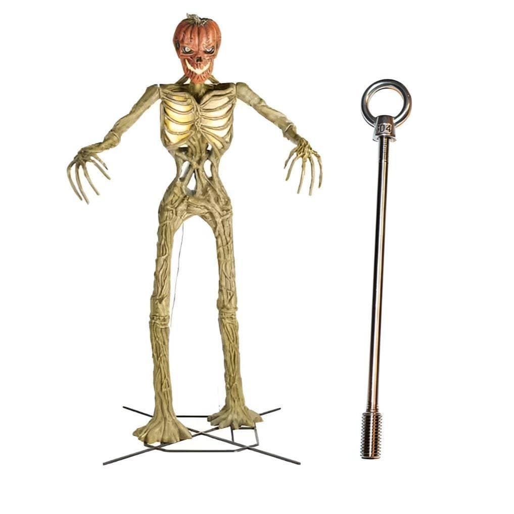 12 FT Inferno Pumpkin Skeleton Stainless Steel Eye Bolt