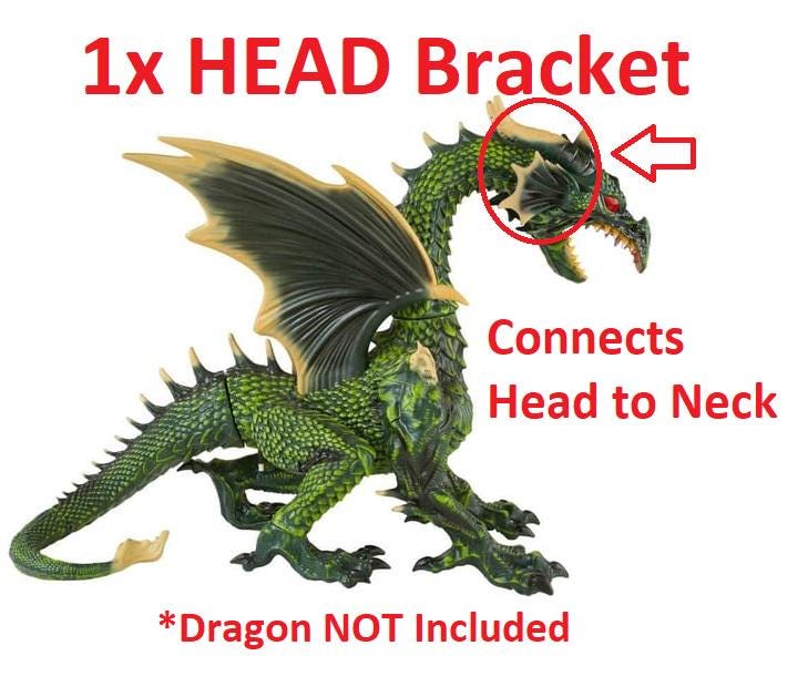 6 FT Animated Giant Dragon Upgraded Head Bracket