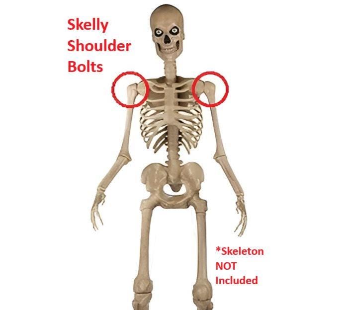 12 ft. Skeleton Replacement Shoulder Mounting Bolts Home Depot
