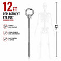 12 Foot Skeleton Replacement Eye Bolt - Heavy Duty Stainless Steel