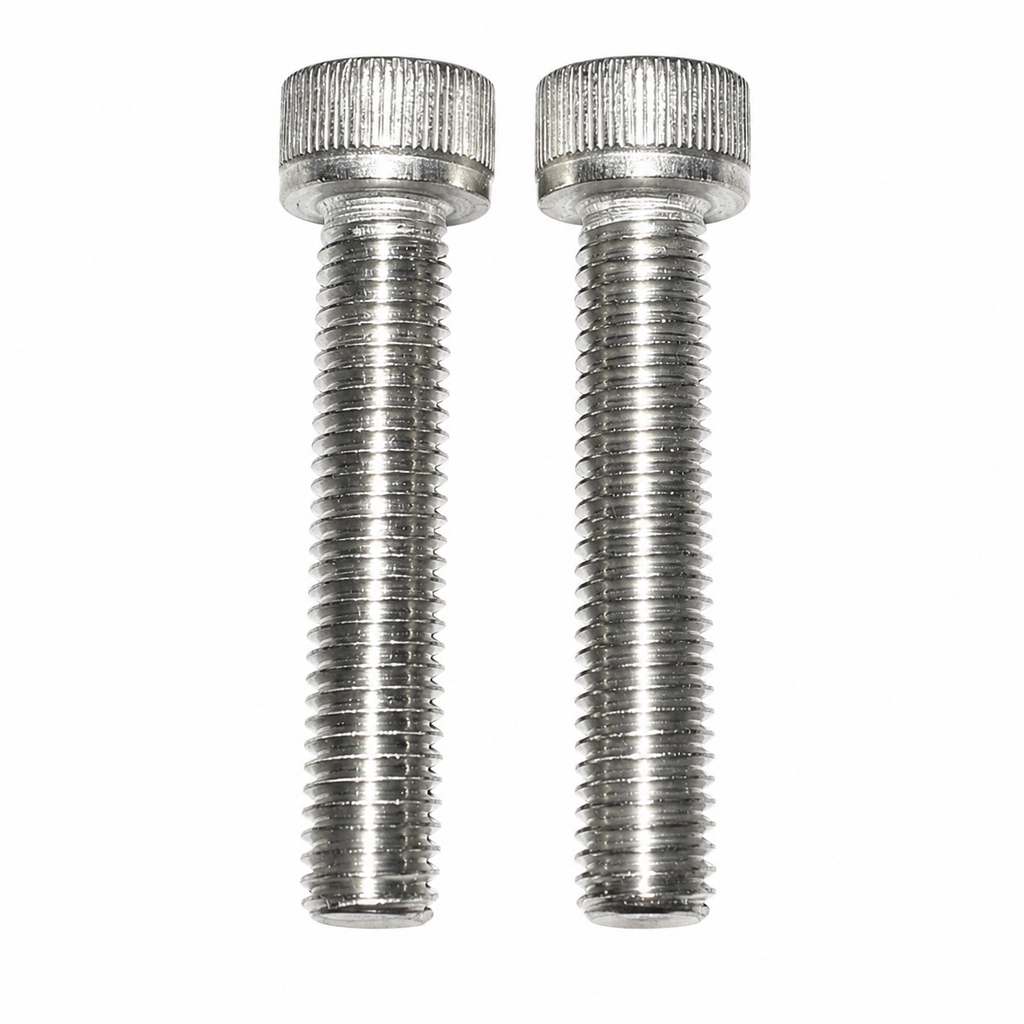 9.5 FT Immortal Werewolf stainless steel shoulder bolts on white background