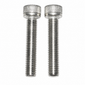 12 FT Inferno Pumpkin Skeleton stainless steel shoulder bolts, set of 2, on white background