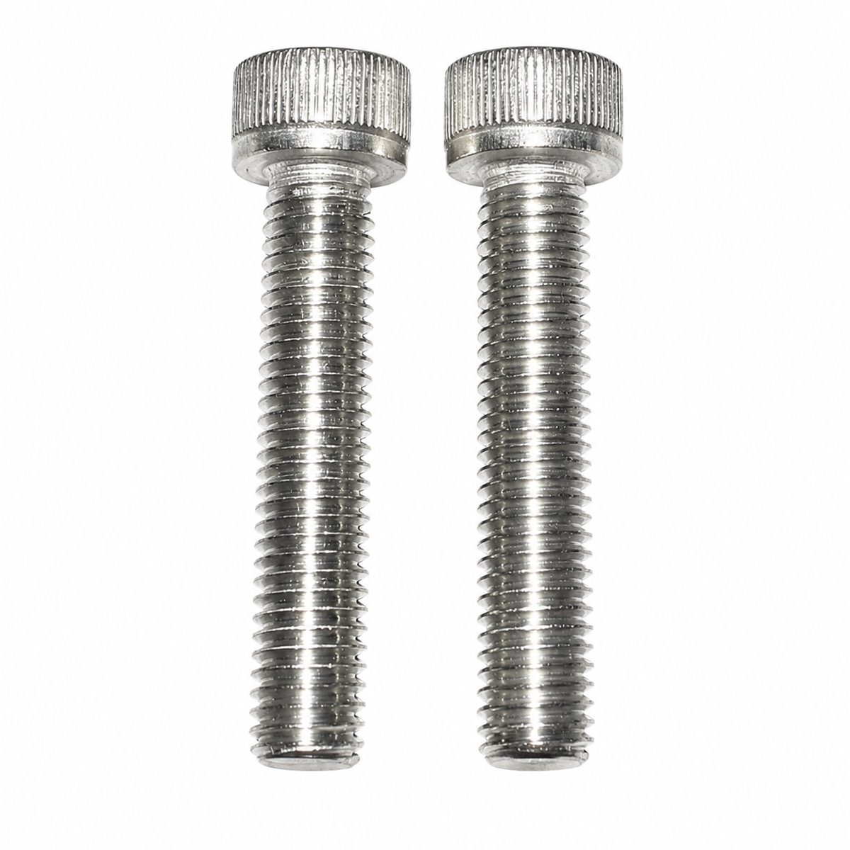 12 FT Inferno Pumpkin Skeleton stainless steel shoulder bolts, set of 2, on white background